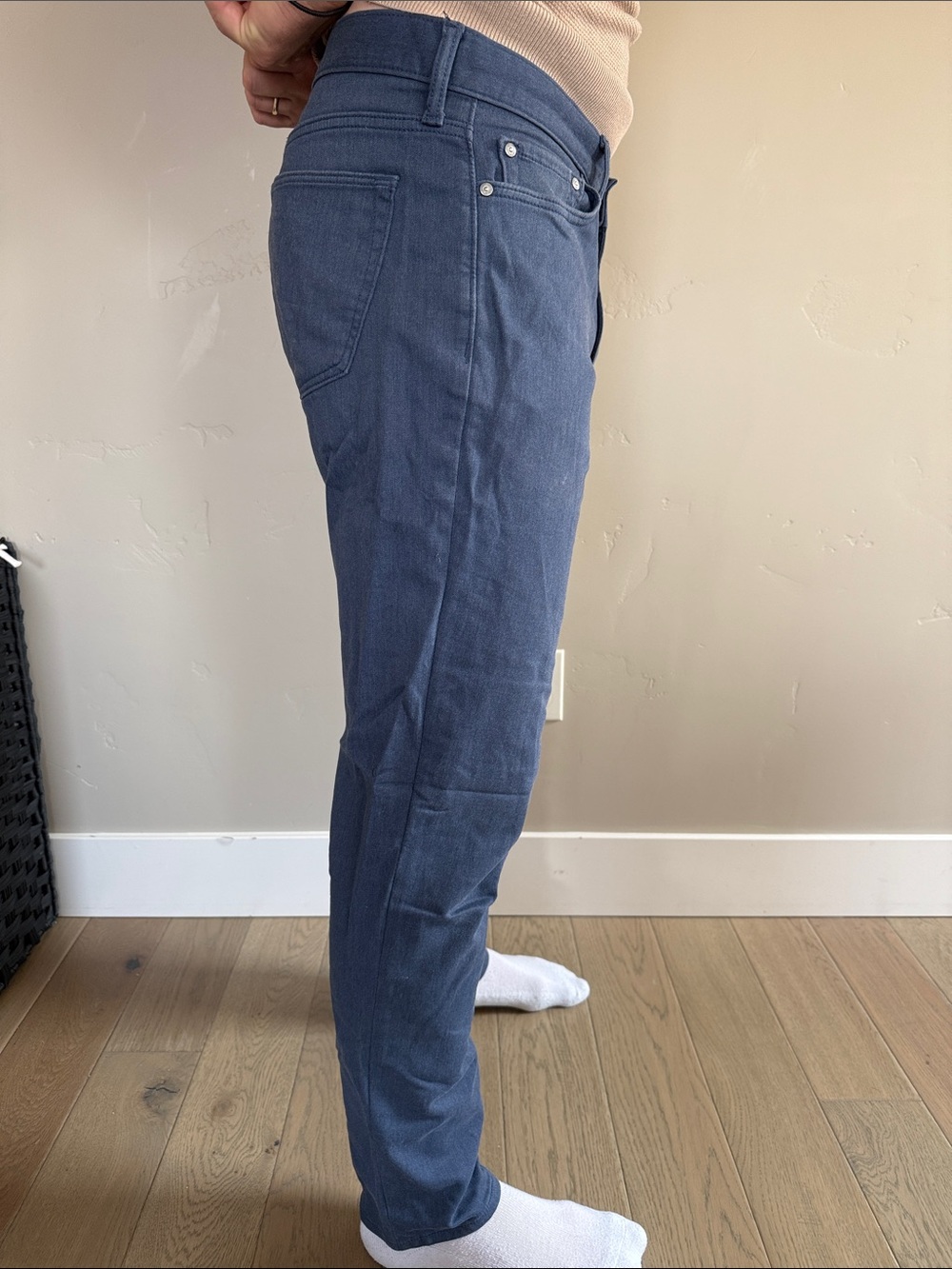Banana Republic Men's Slim Straight Pants in Denim Blue